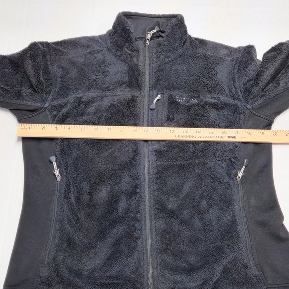 Mountain Hardwear Jacket Gorpcore Womens M Black Sherpa Fleece Low Pile - Picture 6 of 11